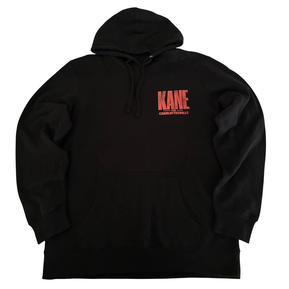 Kane Brown Hoodie XL Black In The Air Tour 2024 Charlottesville Concert NEW